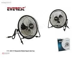 EVEREST EFN-482 USB MASAÜSTÜ METAL FAN